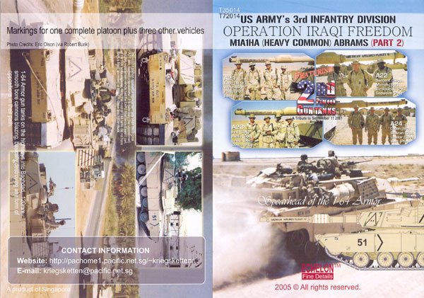 1/35 US Army (1-64 Armor, A Co) M1A1HA in OIF - Click Image to Close