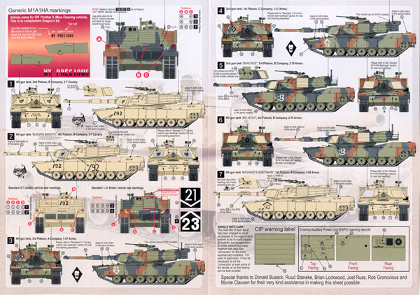 1/35 US Army M1A1HA in "Operation Iraqi Freedom" (Various Units) - Click Image to Close