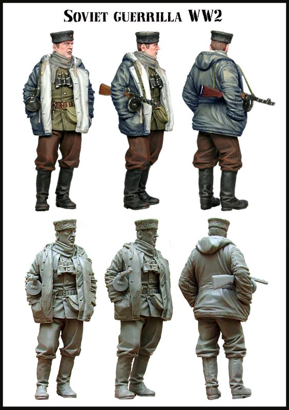 1/35 WWII Soviet Guerrilla - Click Image to Close