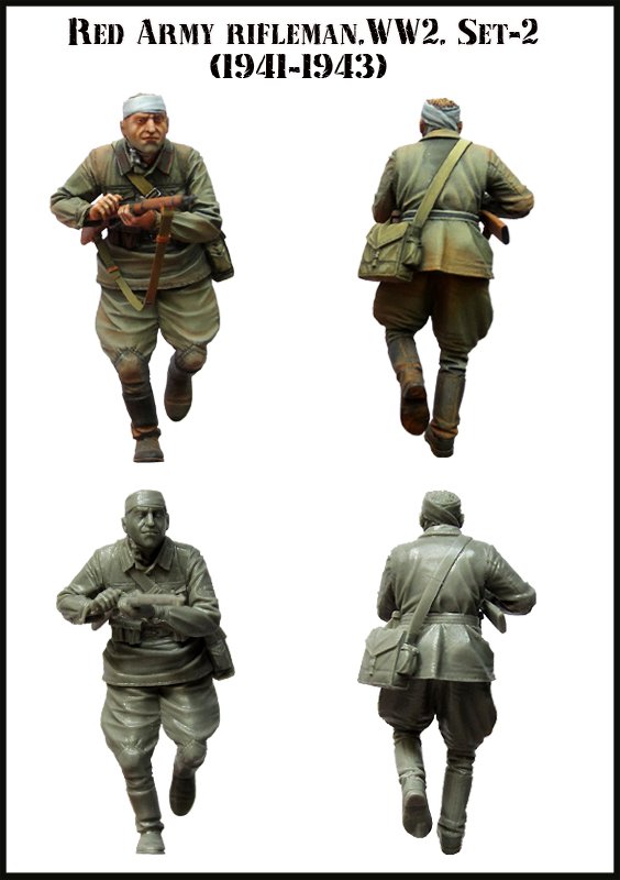 1/35 WWII Soviet Soldier in Fight 1941-43 #1 - Click Image to Close