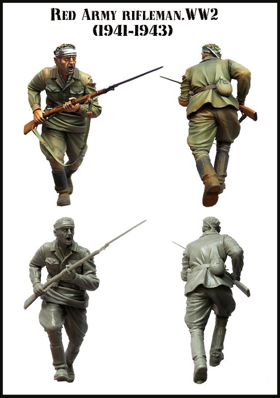 1/35 WWII Soviet Soldier in Fight 1941-43 #3 - Click Image to Close