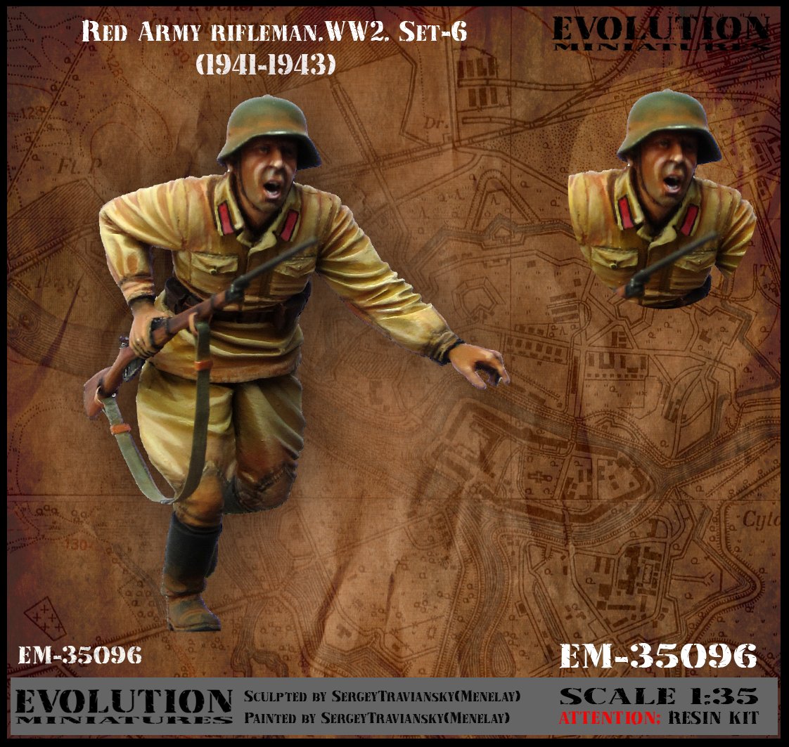 1/35 WWII Soviet Soldier in Fight 1941-43 #6 - Click Image to Close