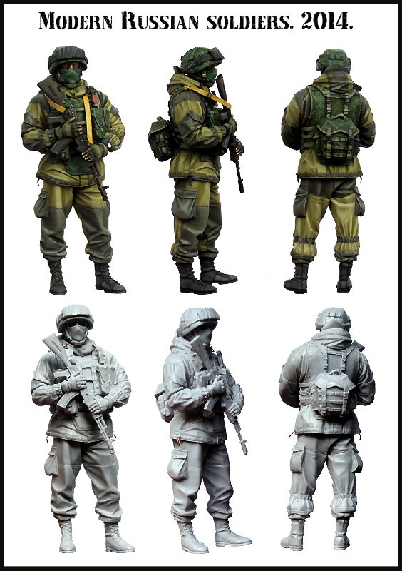 1/35 Modern Russian Soldier 2014 #3 - Click Image to Close