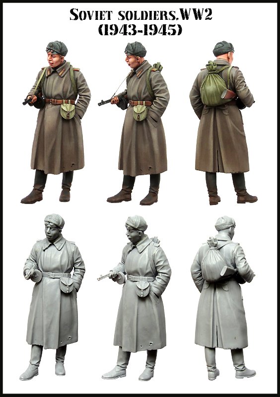 1/35 WWII Soviet Soldier 1943-1945 #1 - Click Image to Close