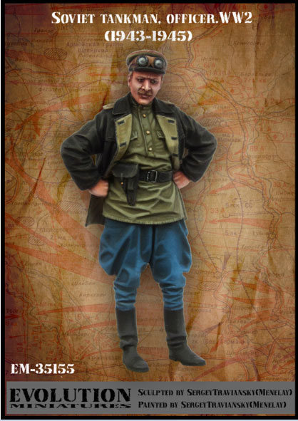 1/35 WWII Soviet Tankman Officer 1943-45 - Click Image to Close