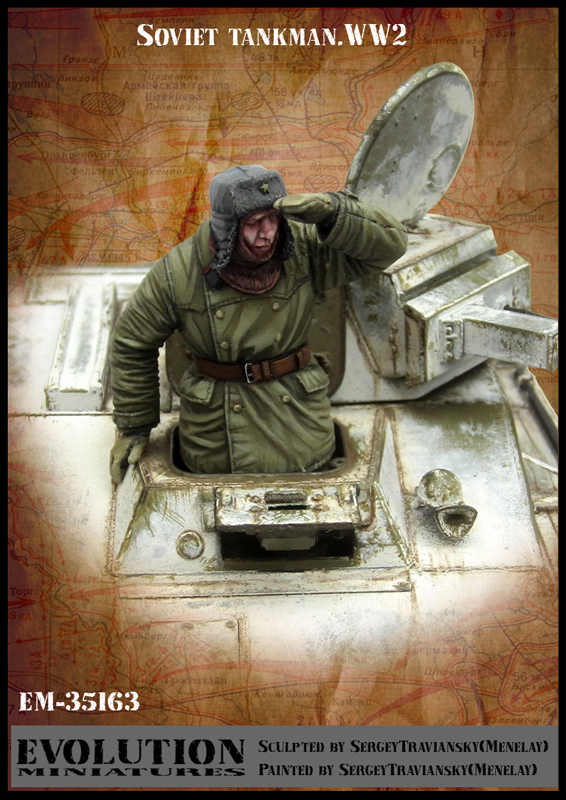 1/35 WWII Soviet Tankman - Click Image to Close