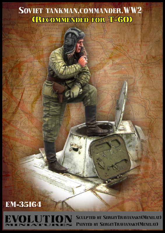 1/35 WWII Soviet Tankman Commander - Click Image to Close