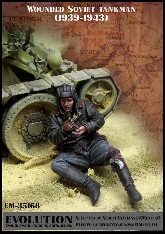 1/35 Wounded Soviet Tankman 1939-1943 #1 - Click Image to Close