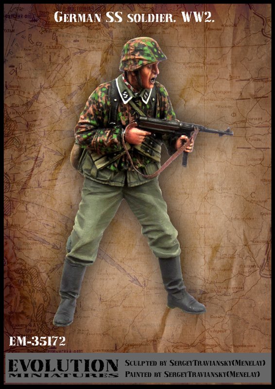 1/35 WWII German SS Soldier - Click Image to Close
