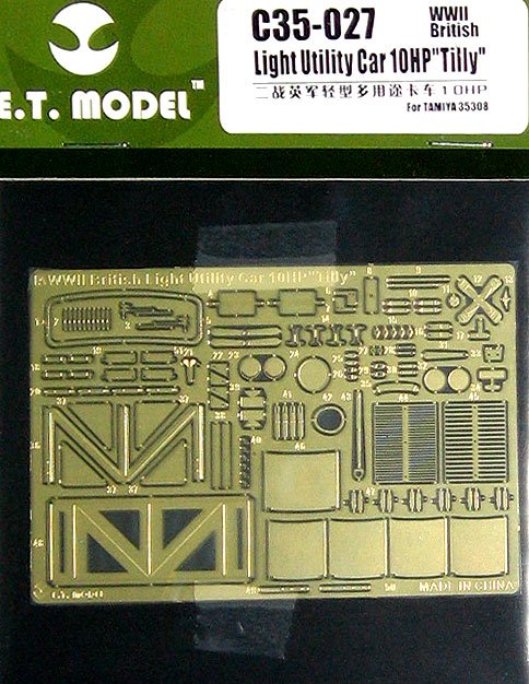 1/35 Light Utility Car 10HP Tilly Detail Up Set for Tamiya 35308 - Click Image to Close