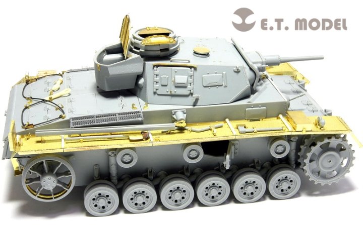 1/35 Pz.Kpfw.III Ausf.J Detail Up Set for Dragon 6463/6394 - Click Image to Close