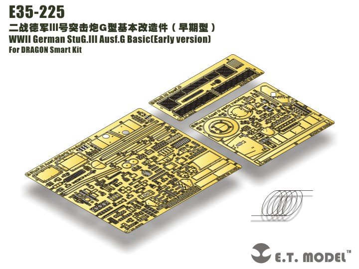 1/35 StuG.III Ausf.G Early Version Detail Up Set for Dragon - Click Image to Close