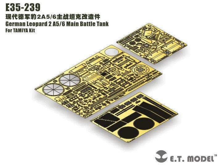 1/35 German Leopard 2 A5/6 Detail Up Set for Tamiya - Click Image to Close