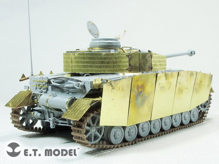 1/35 Pz.Kpfw.IV Ausf.H (Mid) w/Zimmerit Schurzen Detail Up Set - Click Image to Close