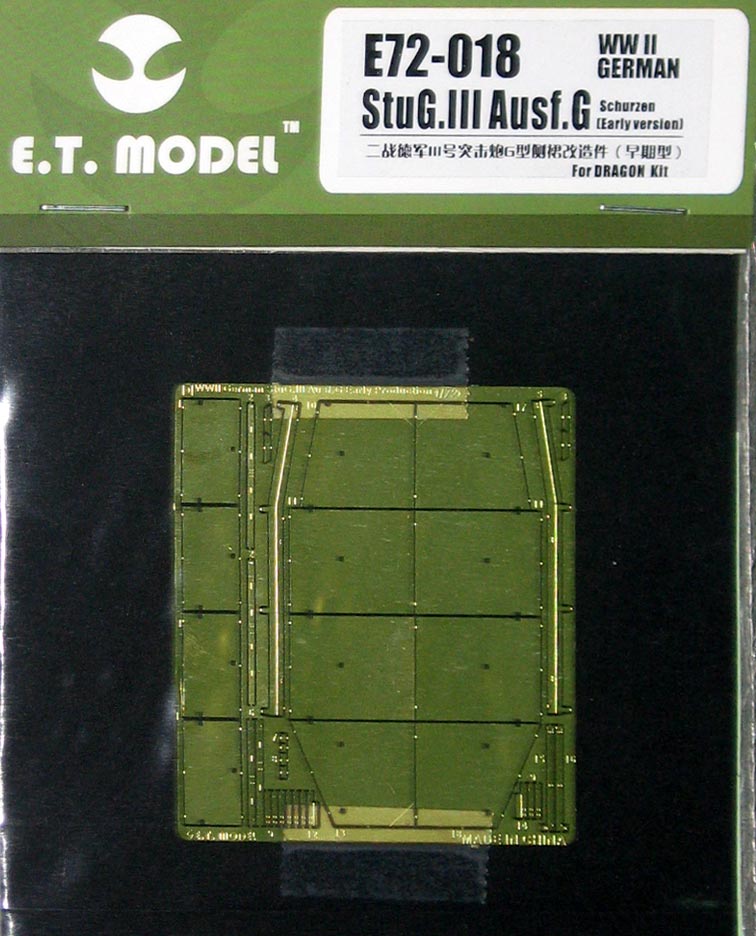 1/72 StuG.III Ausf.G Schurzen Early Version for Dragon - Click Image to Close