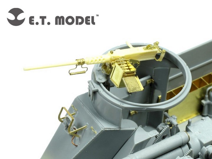 1/35 WWII US Army M2HB MG w/50 Rounds Ammunition Can - Click Image to Close