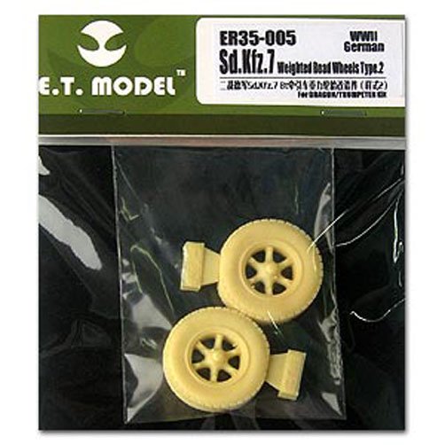 1/35 WWII German Sd.Kfz.7 Weighted Wheels Type.2 (2 pcs) - Click Image to Close