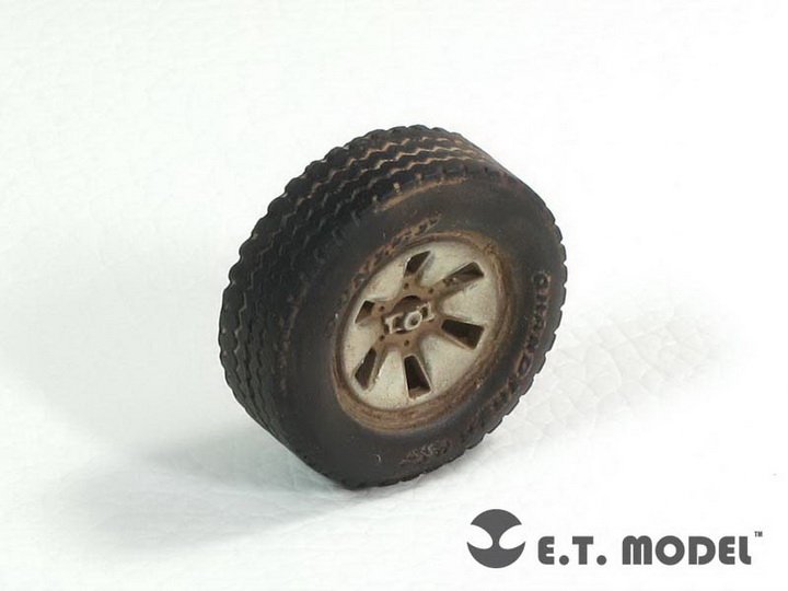 1/35 Technical Pickup Truck Weighted Wheels (4 pcs) - Click Image to Close