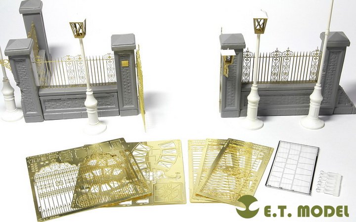 1/35 Park Gate & Fence - Click Image to Close