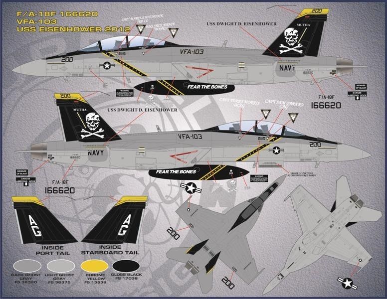 1/32 F/A-18E/F Super Hornet, Air wing All Stars Part.1 - Click Image to Close