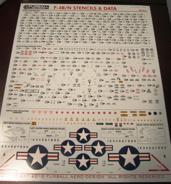 1/48 F-4B/N Stencils and Data - Click Image to Close