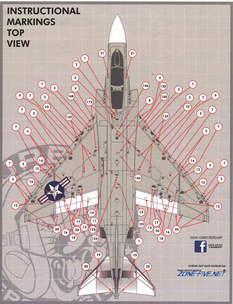 1/48 F-4B/N Stencils and Data - Click Image to Close