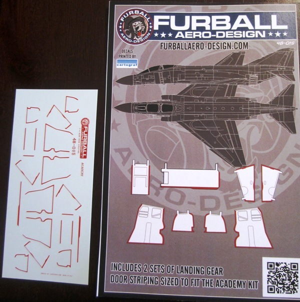 1/48 F-4 Landing Gear Door Striping Set for Academy Kit - Click Image to Close