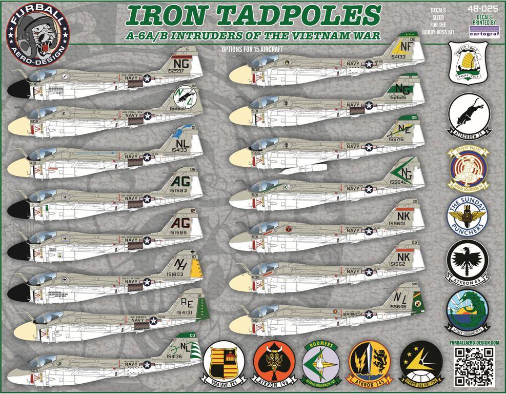 1/48 A-6A/B Intruders of the Vietnam War, Iron Tadpoles - Click Image to Close