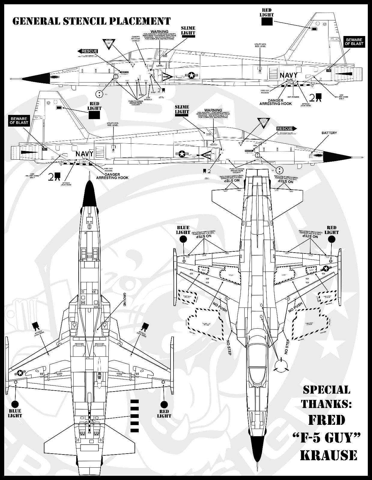 1/48 F-5N & F-5F Adversaries, VFC-111 Sundowner Bandits - Click Image to Close