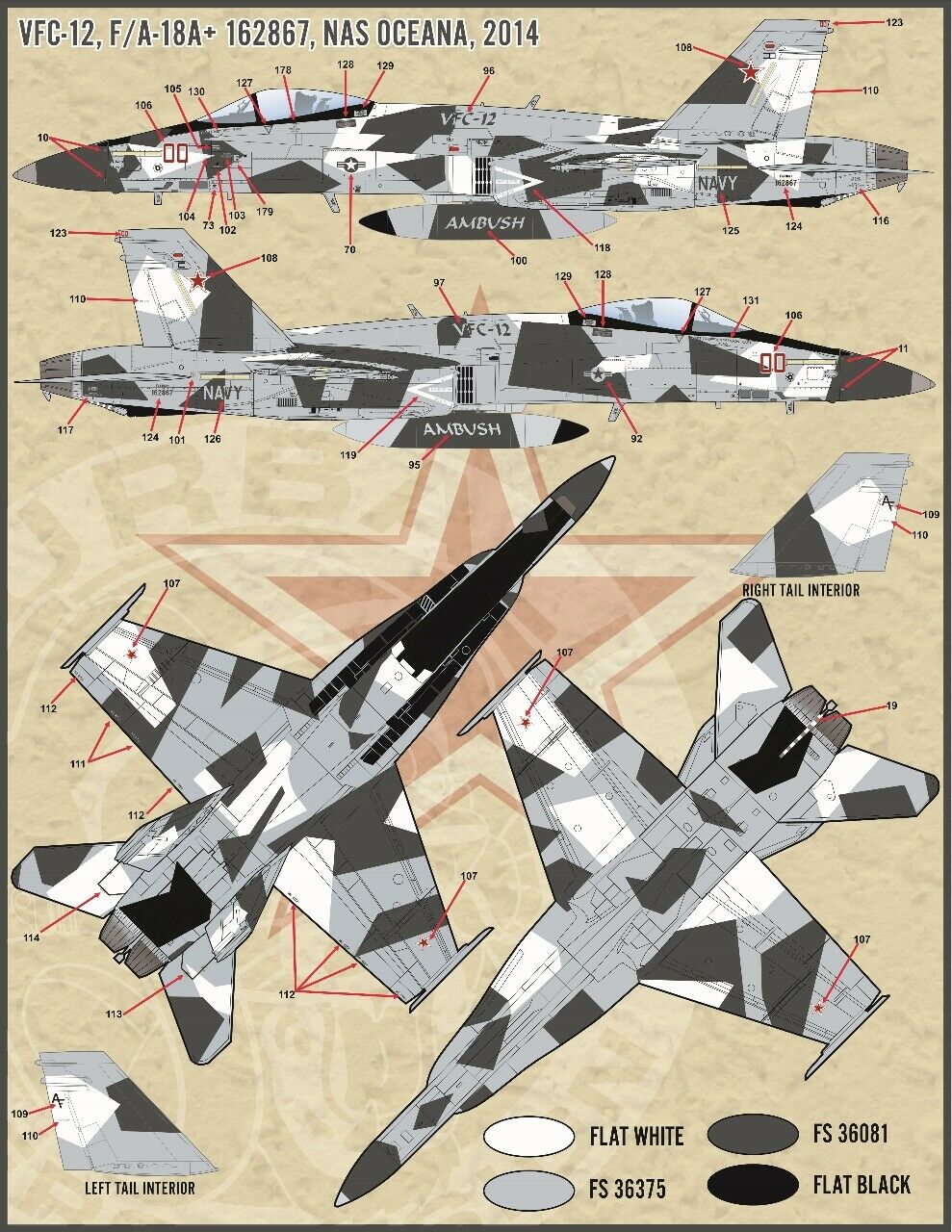 1/48 F/A-18A/A+/B/C Hornet, Legacy Bug Bandits - Click Image to Close