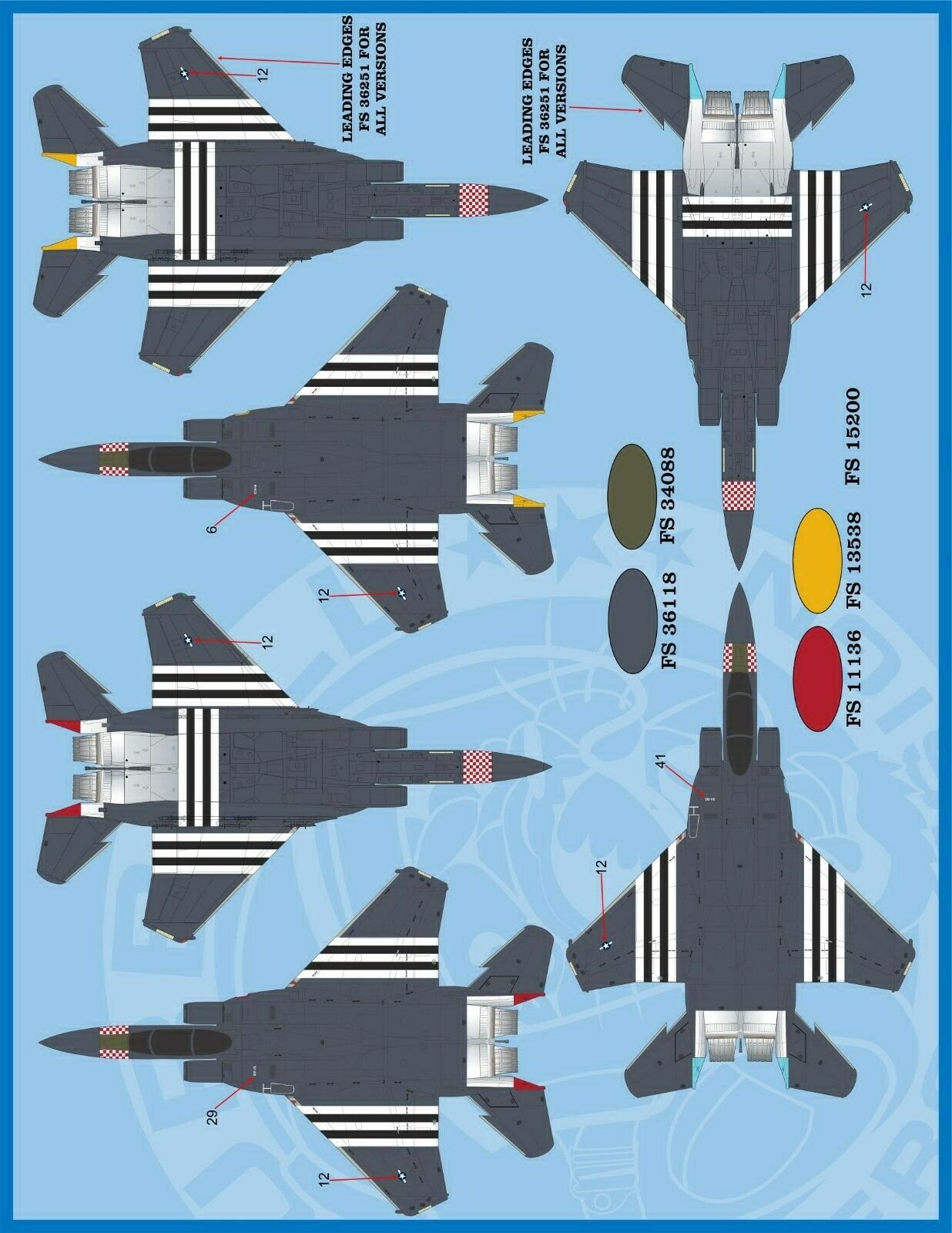 1/48 F-15C/E Eagle, Heritage Eagles - Click Image to Close