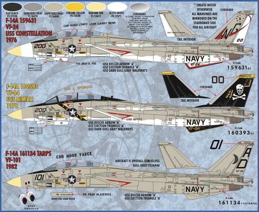 1/72 F-14A Tomcat, Air Wing All Stars Part.1 - Click Image to Close