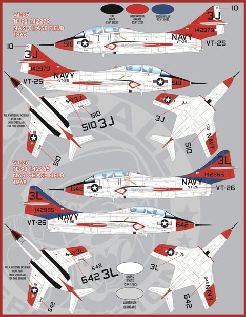 1/48 F9F-8T & TF-9J Cougar Trainers - Click Image to Close
