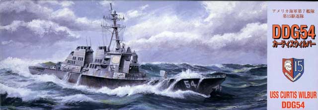 1/700 USS Destroyer DDG-54 Curtis Wilbur - Click Image to Close