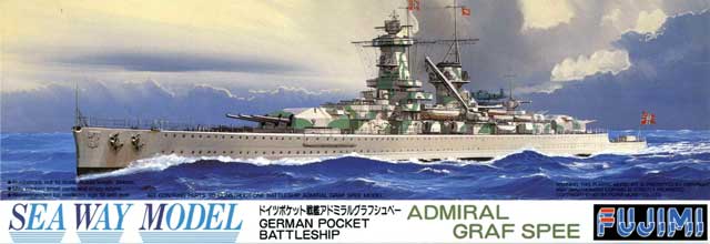 1/700 German Battleship Admiral Graf Spee - Click Image to Close