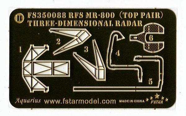 1/350 Russian/Soviet MR-800 (Top Pair) Three-Dimensional Radar - Click Image to Close