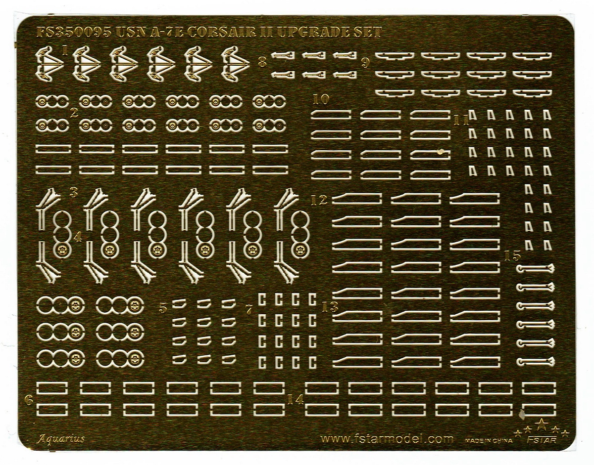 1/350 Modern US Navy A-7E Corsair II Upgrade Set for Trumpeter - Click Image to Close