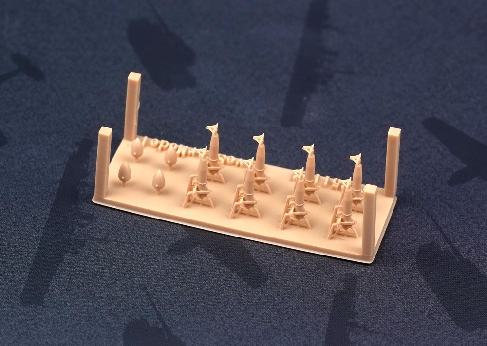 1/350 WWII IJN Medium Size Paravane for Small Vessels (8 Set) - Click Image to Close