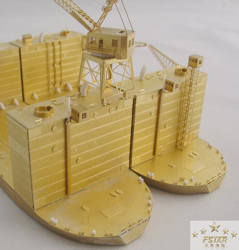 1/700 USS ABSD-1 / AFDB-1 Large Auxiliary Floating Dry Dock Set - Click Image to Close