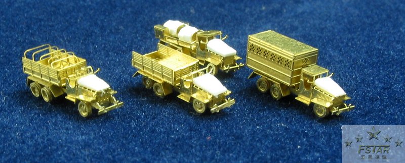 1/700 US Military Trucks and Jeeps Set (23 vehicles in) - Click Image to Close
