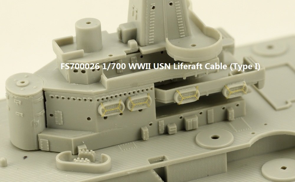 1/700 WWII USN Liferaft Cable - Click Image to Close