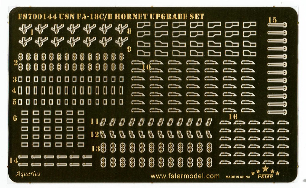 1/700 Modern USN F/A-18C/D Hornet Upgrade Set - Click Image to Close