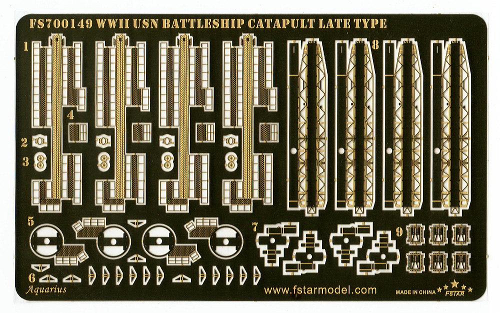 1/700 WWII USN Catapult for Battleship (Late Type) - Click Image to Close