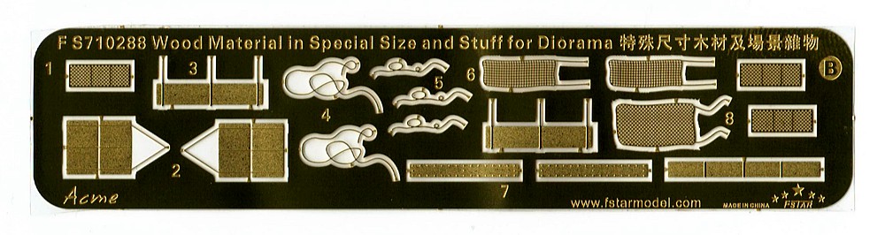 1/700 Wood Material in Special Size and Stuff for Diorama - Click Image to Close