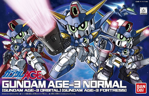 SD Gundam AGE-3 (Normal/Orbital/Fortress) - Click Image to Close