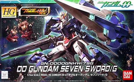 HG 1/144 GN-0000GNHW/7SG 00 Gundam Seven Sword/G - Click Image to Close