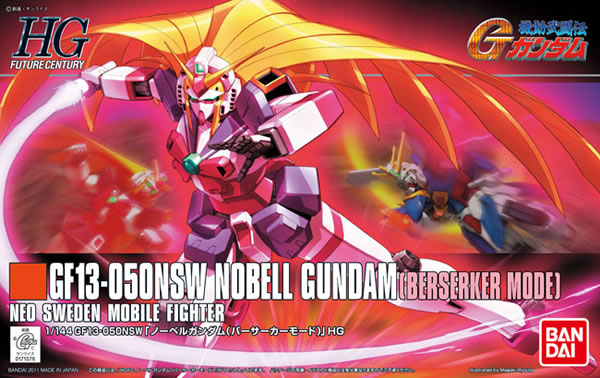 HGFC 1/144 GF13-050NSW Nobell Gundam (Berserker Mode) - Click Image to Close