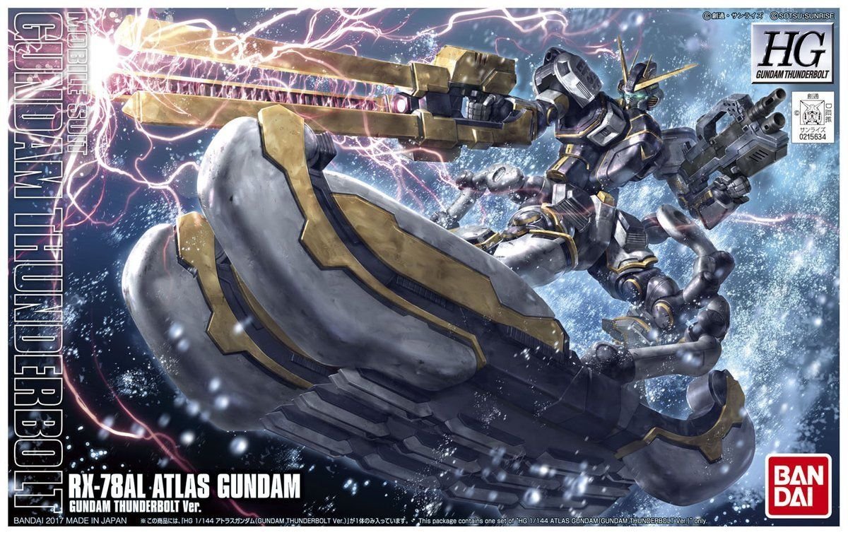 HG 1/144 RX-78AL Atlas Gundam, Gundam Thunderbolt - Click Image to Close