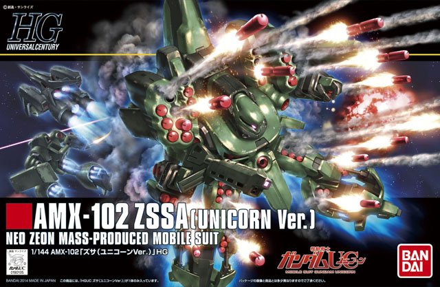 HGUC 1/144 AMX-102 Zssa, Unicorn Ver - Click Image to Close