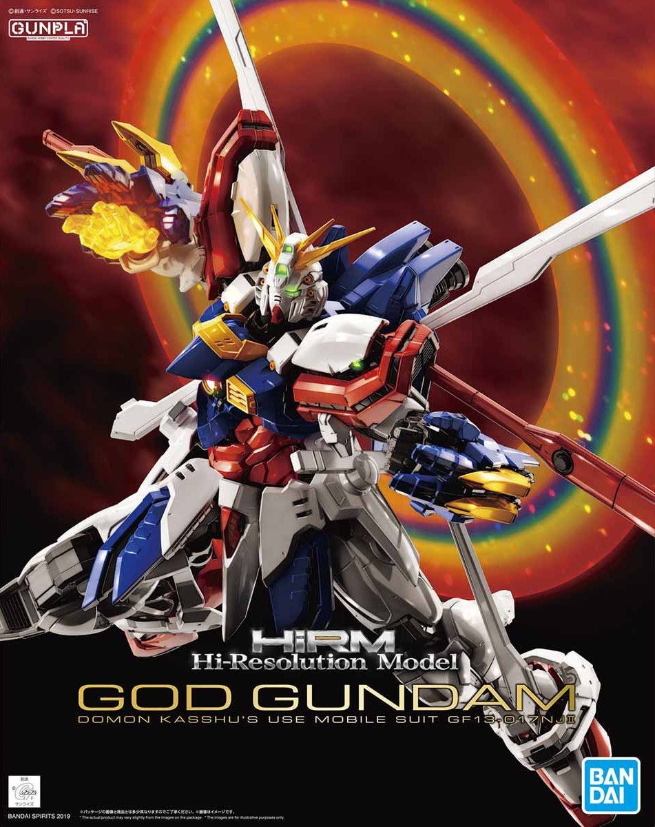 HiRM 1/100 GF13-017NJII God Gundam - Click Image to Close